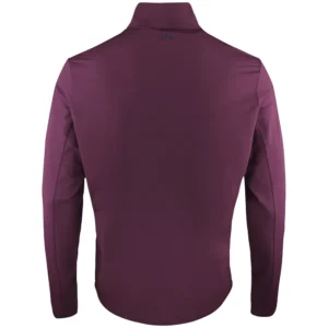 J.Lindeberg GMJS16157 E286 Finn Quarter Zip Mid Layer bordeauxrode heren pullover Winetasting