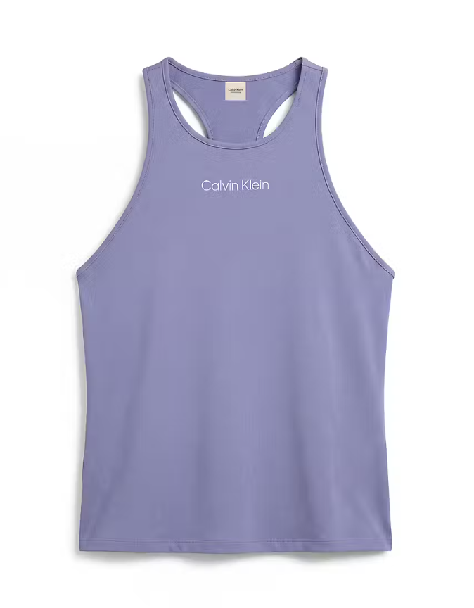 Calvin Klein LVGWS6K234 C53 Icon Sport Active Tank blauwe dames sporttop met logo