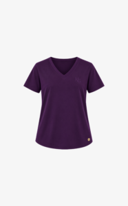 House of Gravity Active V-Tee HG-410-2604-3800 Deep Plum Amethyst paars dames sportshirt met V-hals