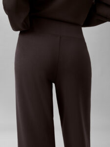 Calvin Klein LVGWF6P603 YZ3 Black Oyster Cupro Knit Sweatpant zwarte dames sweatpant
