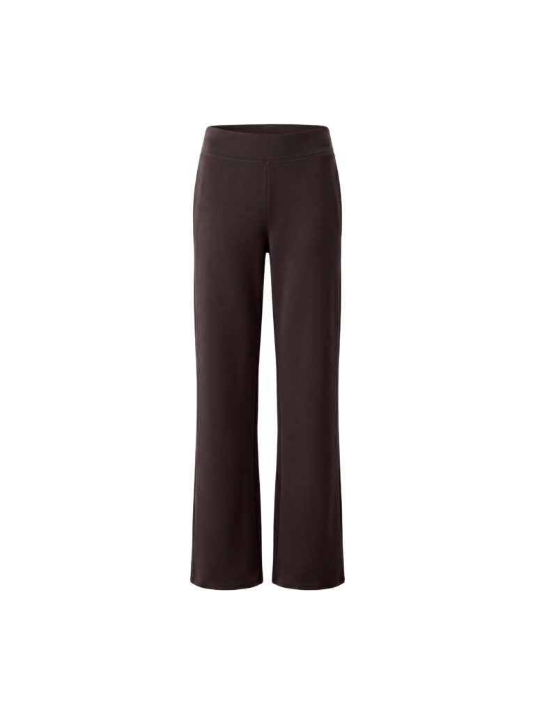Calvin Klein LVGWF6P603 YZ3 Black Oyster Cupro Knit Sweatpant zwarte dames sweatpant