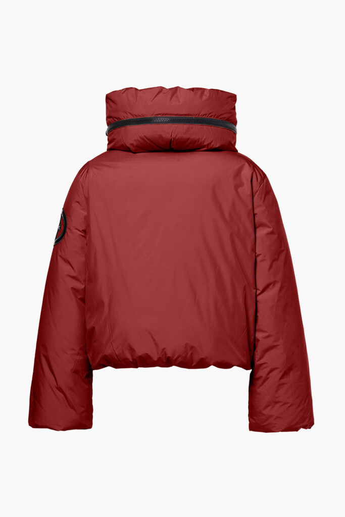 Goldbergh Porter Ski Jacket GB00214264-4748 Vino Rosso kort donsjack met grote kraag