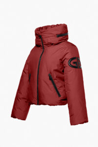 Goldbergh Porter Ski Jacket GB00214264-4748 Vino Rosso kort donsjack met grote kraag