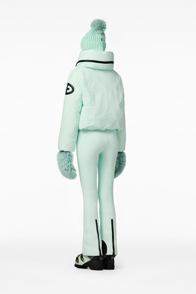 Goldbergh Porter Ski Jacket GB00214264-6657 Matcha Mint kort donsjack met grote kraag