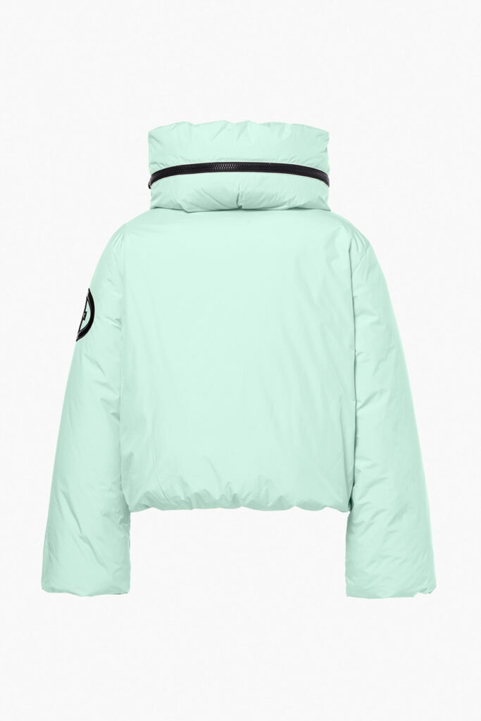 Goldbergh Porter Ski Jacket GB00214264-6657 Matcha Mint kort donsjack met grote kraag