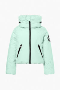 Goldbergh Porter Ski Jacket GB00214264-6657 Matcha Mint kort donsjack met grote kraag