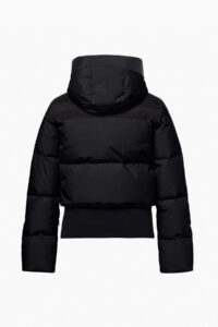 Goldbergh Village Ski Jacket GB002.15.263 Black zwarte dames skijas met capuchon en merkembleem