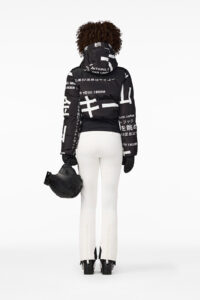 Goldbergh GB047.10.264 0048 Gaito Ski Jacket dames skijas met Street Sign print Black White