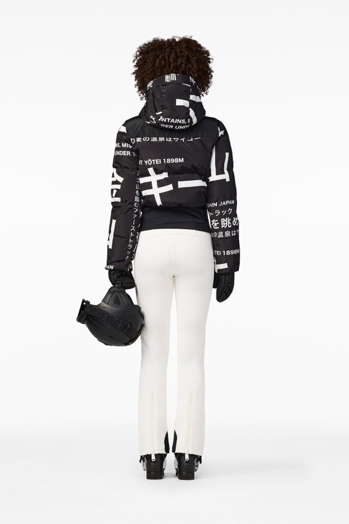 Goldbergh GB047.10.264 0048 Gaito Ski Jacket dames skijas met Street Sign print Black White