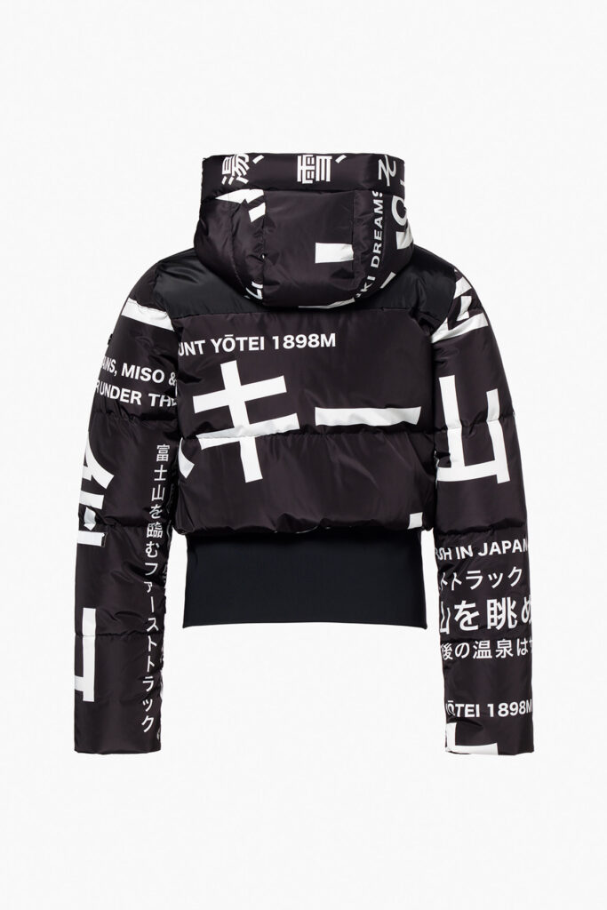 Goldbergh GB047.10.264 0048 Gaito Ski Jacket dames skijas met Street Sign print Black White