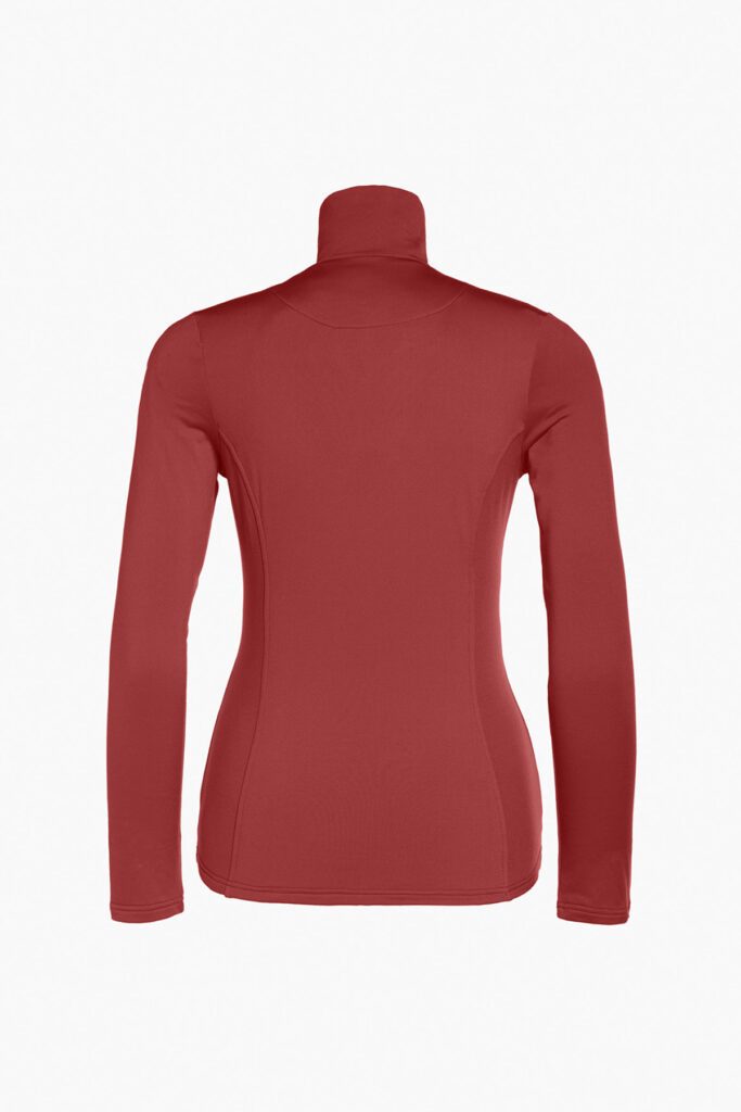 Goldbergh GB300.20.264 4748 Serena Ski Pully bordeauxrode dames skipully Vino Rosso met halvelange rits