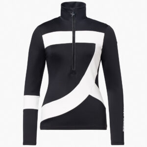 Goldbergh GB308.26.264 9000 Kanji Ski Pully zwarte dames skipully met halvelange rits
