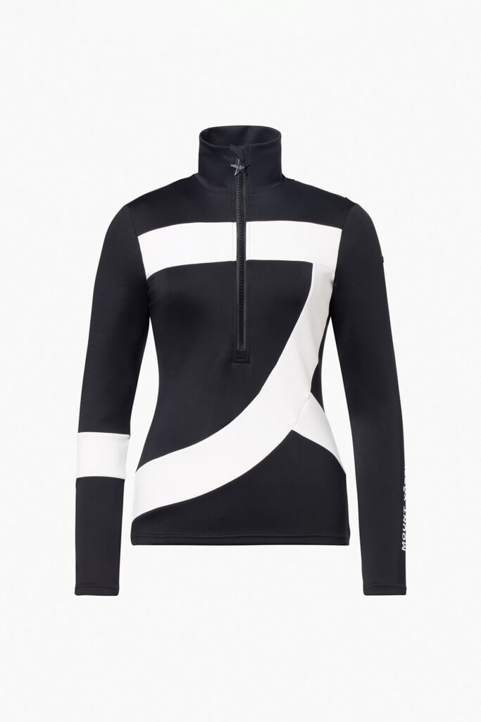 Goldbergh GB308.26.264 9000 Kanji Ski Pully zwarte dames skipully met halvelange rits