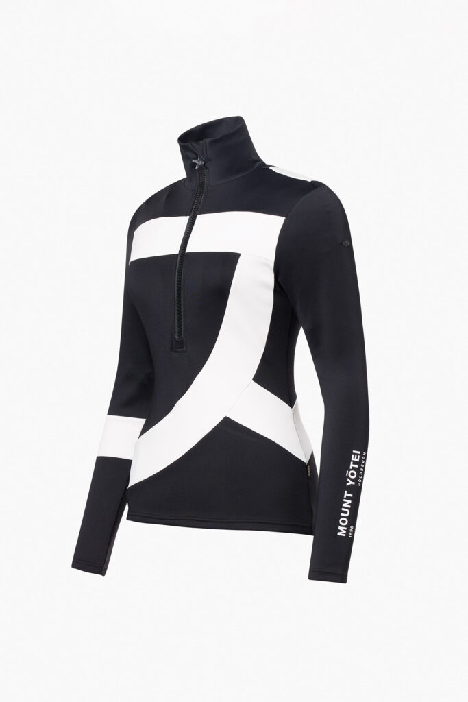 Goldbergh GB308.26.264 9000 Kanji Ski Pully zwarte dames skipully met halvelange rits