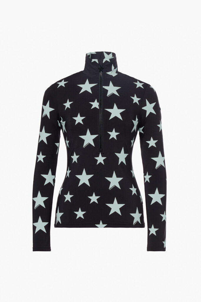 Goldbergh GB325.20.264 6657 Hikari Ski Pully dames skipully in mintgroen Match Mint met halvelange rits