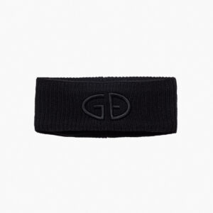 Goldbergh GB Warmth Headband GB600.09.263 Black zwarte dames hoofdband met voering en merkembleem