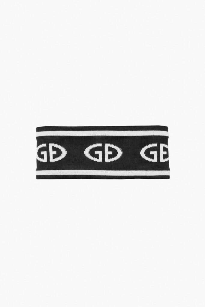 Goldbergh GB60103264 9008 Tiara Headband zwarte dames hoofdband met witte accenten Black White