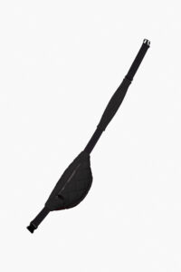 Goldbergh Softshell Heuptas GB617-02-264-9000 Black zwarte dames bum bag met ruitvormig stiksel