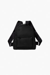 GB685.01.263 Shinju Backpack Black zwarte dames rugzak met goudkleurige ritsen en merkembleem