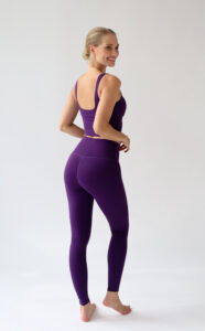 House of Gravity Signature Leggings HG-500-2604-3800 Deep Plum Amethyst paarse dames sportlegging