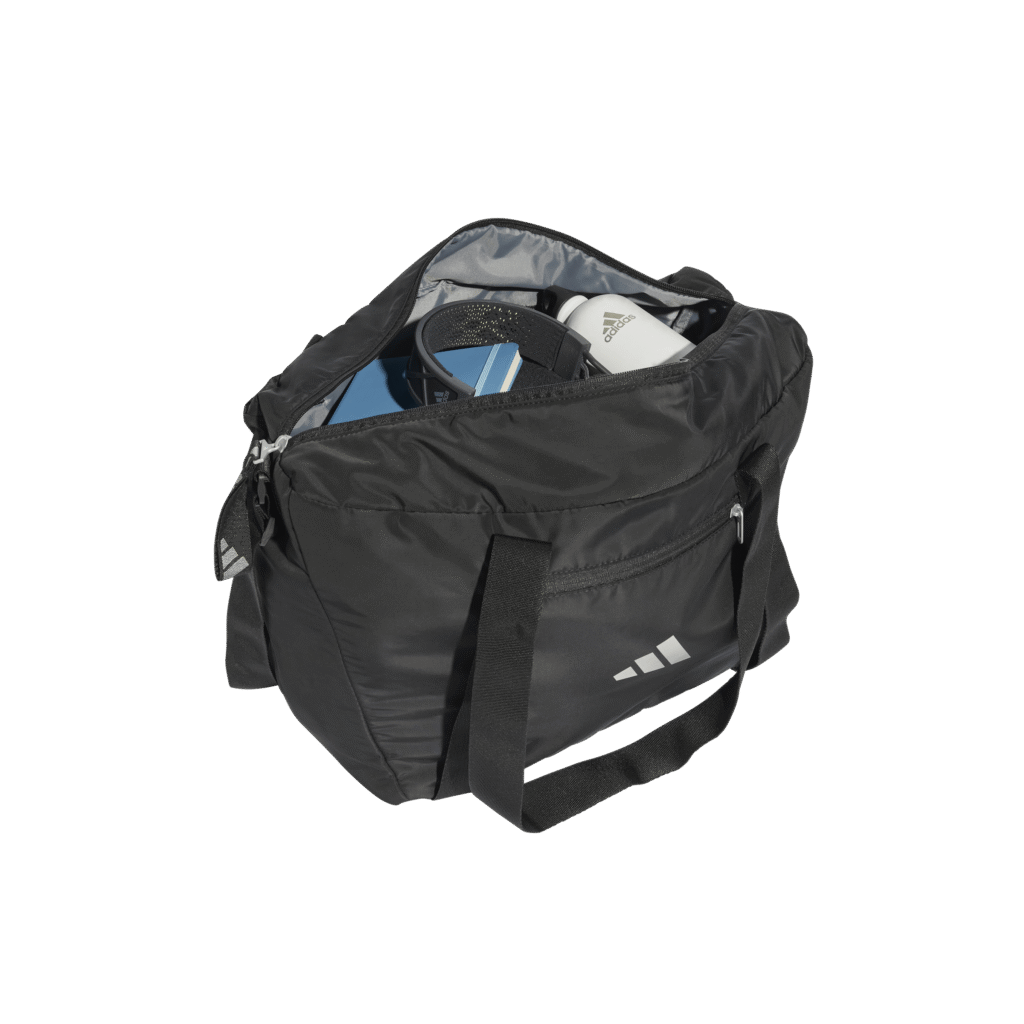 adidas JE3223 SP Bag zwarte gymtas met zilveren details Black Silver Metallic