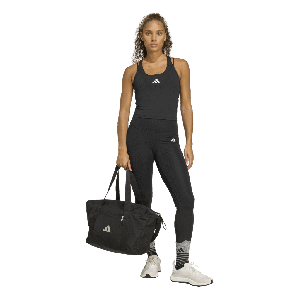 adidas JE3223 SP Bag zwarte gymtas met zilveren details Black Silver Metallic