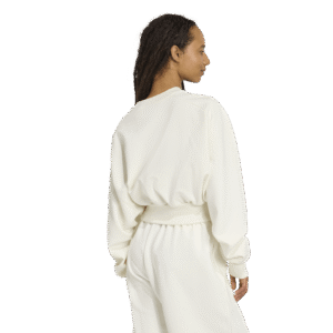 adidas ALL SZN Crew Sweatshirt JV9893 off white dames trui met relaxed fit