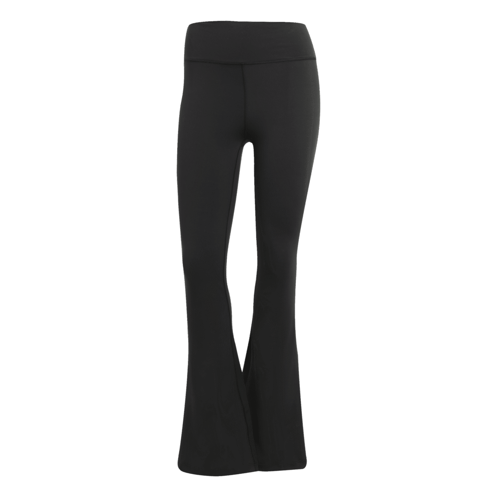 adidas All Me Essentials Flare Tights JW7667 Black zwarte dames sportlegging met uitlopende pijpen