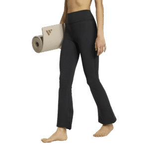 adidas All Me Essentials Flare Tights JW7667 Black zwarte dames sportlegging met uitlopende pijpen
