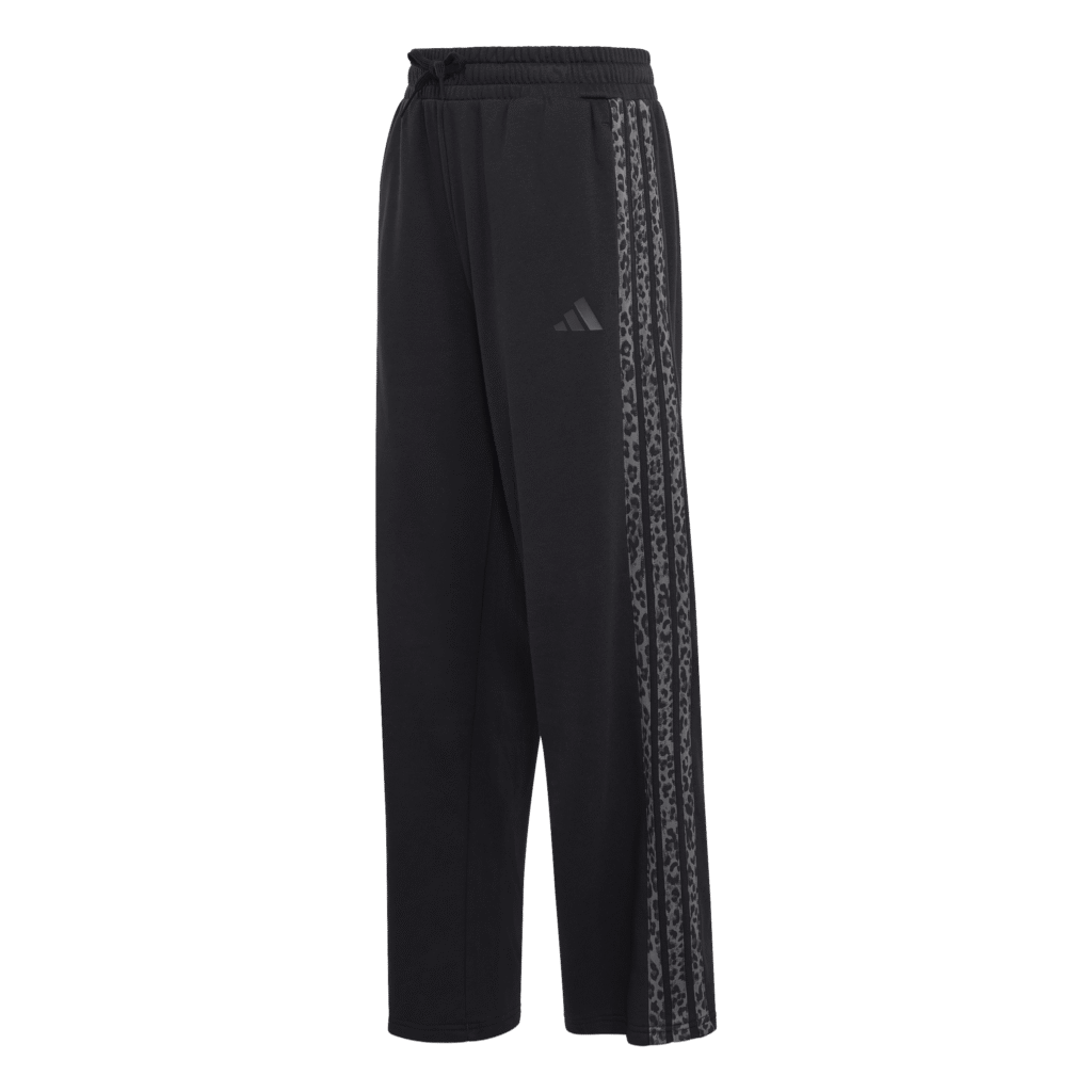 Adidas jg an 3s ft pt KC7199 black/multco/gresix zwarte meisjes trainingsbroek met gekleurde 3-Stripes