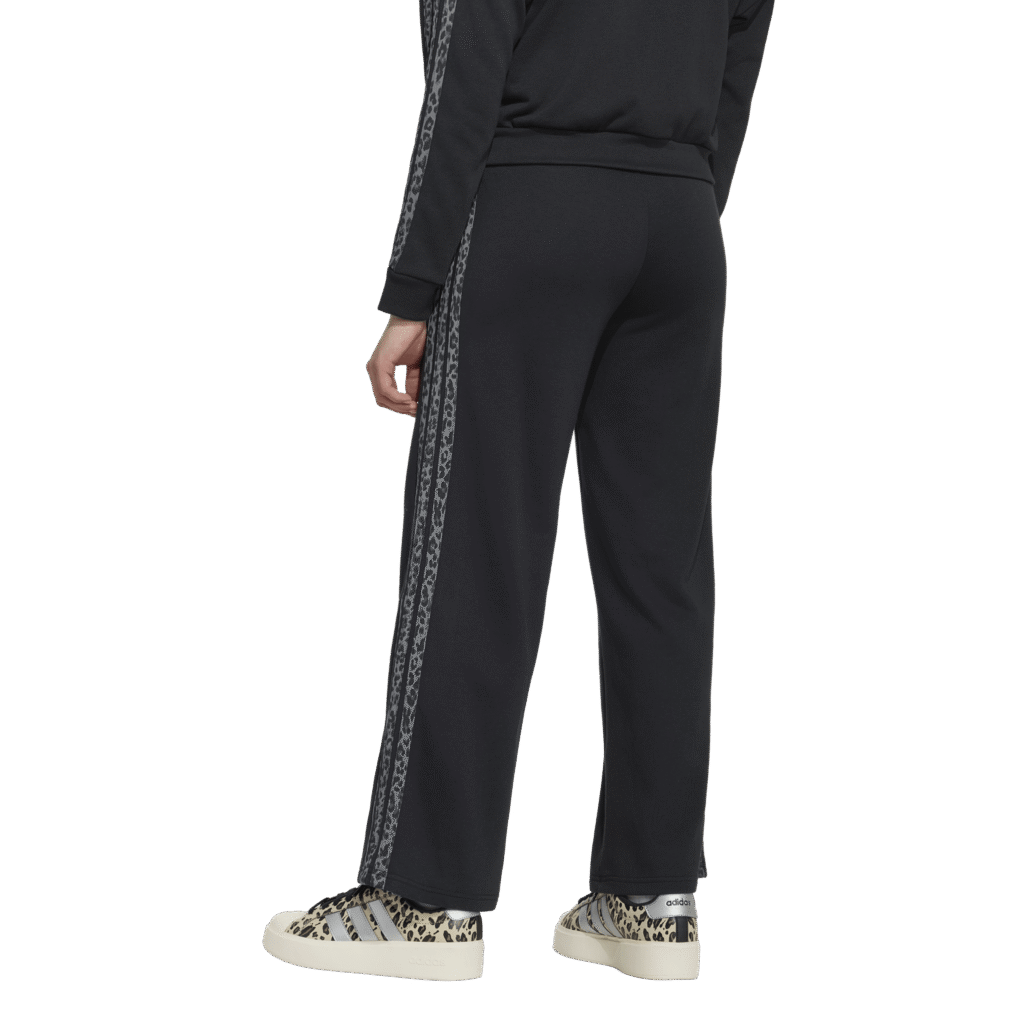 Adidas jg an 3s ft pt KC7199 black/multco/gresix zwarte meisjes trainingsbroek met gekleurde 3-Stripes