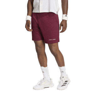 adidas KF4897 heren tennisshort met diepe ballenzakken en elastische tailleband