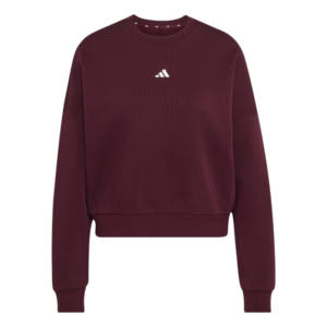adidas W SL FC SWT KF8421 zachte dames fleece sweater met geborduurd logo