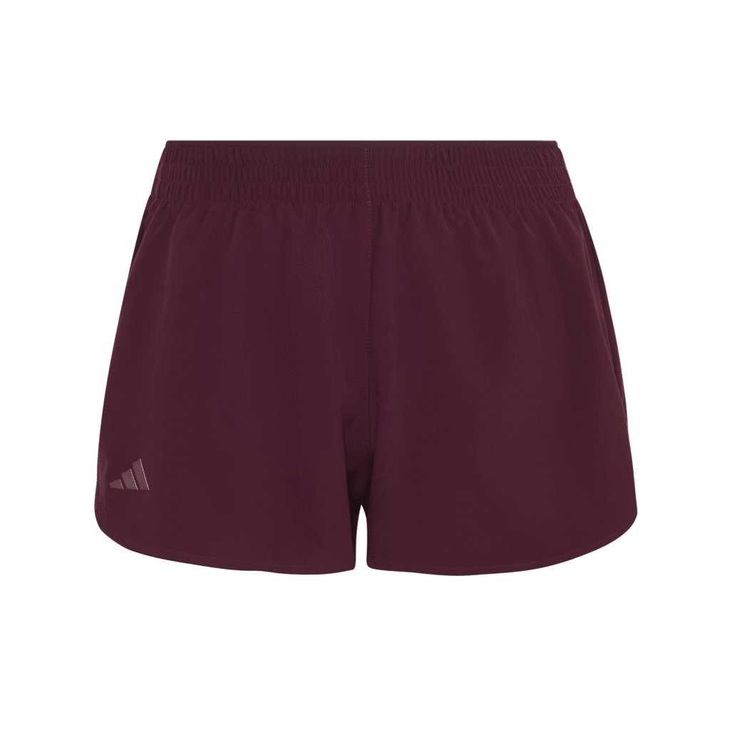 adidas Match 2-in-1 Short KH3608 bordeauxrood dames tennisshort met geïntegreerde binnenshort