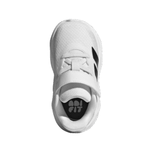 adidas KI1680 Galaxy 7 EL I zwarte baby- en peuterschoenen met elastische veters en klittenband Black White