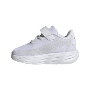 adidas KI1680 Galaxy 7 EL I zwarte baby- en peuterschoenen met elastische veters en klittenband Black White