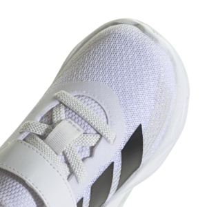 adidas KI1680 Galaxy 7 EL I zwarte baby- en peuterschoenen met elastische veters en klittenband Black White