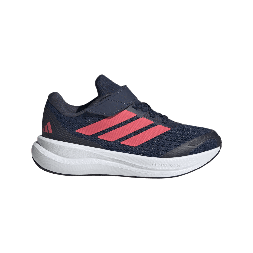 adidas KI1772 Runfalcon 5 EL C zwarte kinderschoenen met elastische veters en klittenband Black White