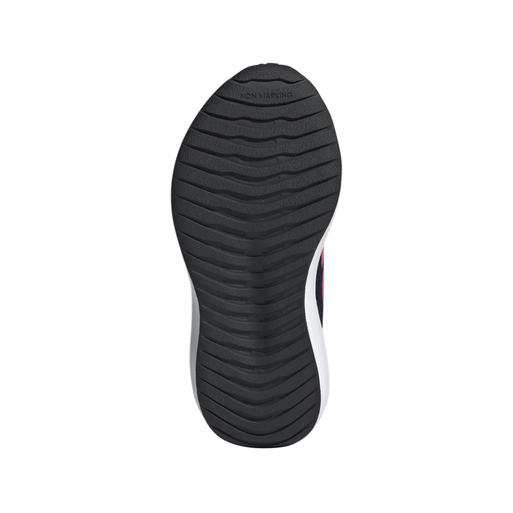 adidas KI1772 Runfalcon 5 EL C zwarte kinderschoenen met elastische veters en klittenband Black White