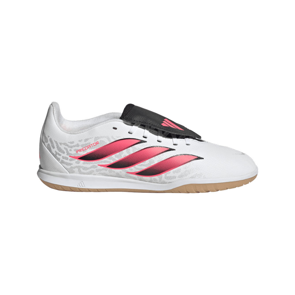 Adidas Predator Club FT IN Sala Junior KJ6739 zaalvoetbalschoenen met omgevouwen tong voor kinderen