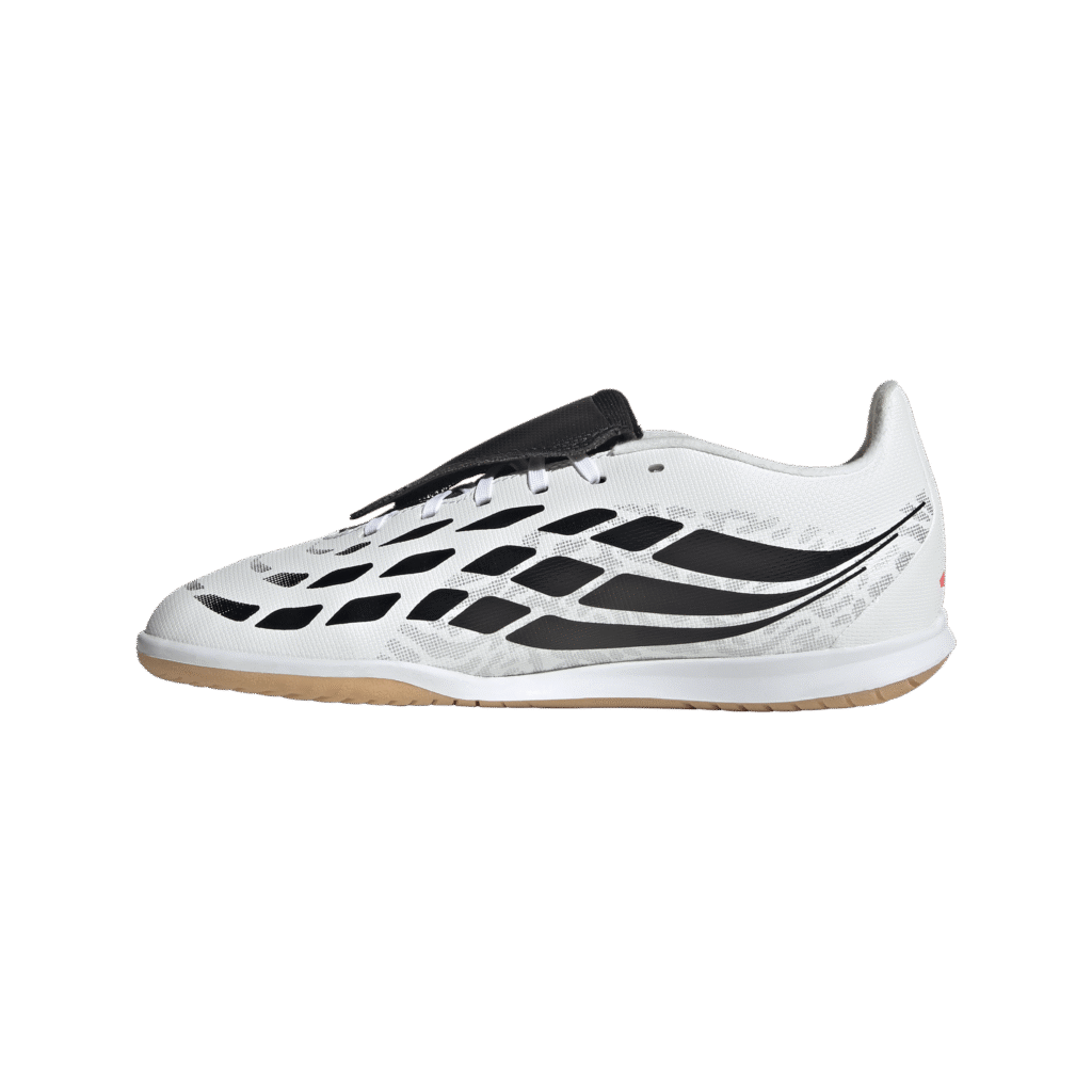 Adidas Predator Club FT IN Sala Junior KJ6739 zaalvoetbalschoenen met omgevouwen tong voor kinderen