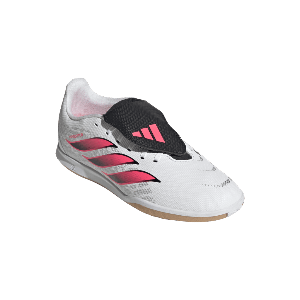 Adidas Predator Club FT IN Sala Junior KJ6739 zaalvoetbalschoenen met omgevouwen tong voor kinderen