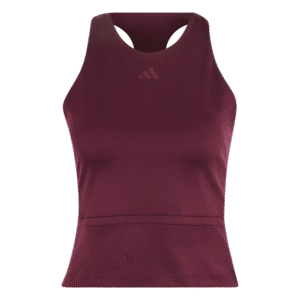adidas Y-Tank Midi KS3201 bordeauxrode dames sporttop met Y-rugconstructie