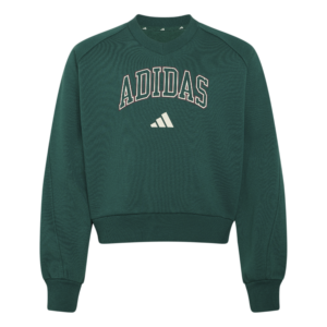 adidas Optime KS5137 zwarte meisjes high-waist sportlegging met logo detail