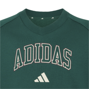 adidas Optime KS5137 zwarte meisjes high-waist sportlegging met logo detail