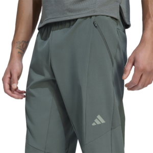 adidas Designed 4 Training Workout Pants KS6398 Legend Ivy donkergroene heren trainingsbroek met ritszakken