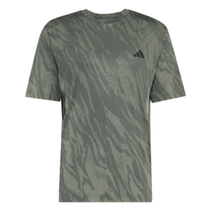 adidas Techess AOP T-Shirt KT3869 Soft Green heren sportshirt met all-over print