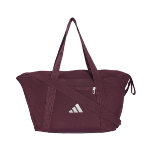 adidas KV0512 SP Sporttas bordeauxrode dames gymtas Maroon met zilveren details