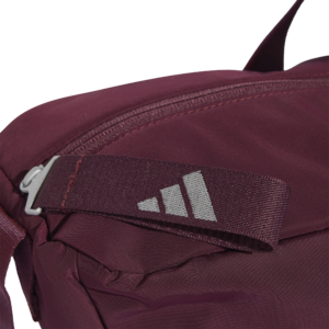 adidas KV0512 SP Sporttas bordeauxrode dames gymtas Maroon met zilveren details