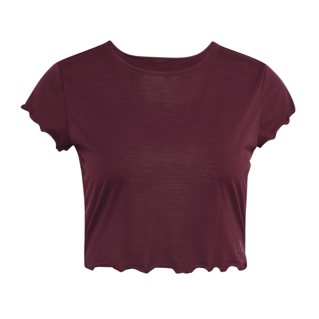 Adidas Motion T-shirt KV4047 Maroon bordeauxrood heren sportshirt